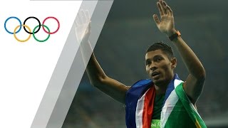 South Africas Van Niekerk wins 400m gold [upl. by Tiebout]