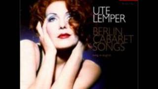 Ute Lemper  Its All a Swindle [upl. by Ilan932]