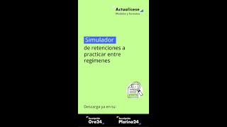 🚨 Simulador de retenciones a practicar entre regímenes [upl. by Sandie996]