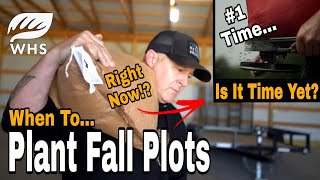 When To Plant Fall Food Plots [upl. by Resee]