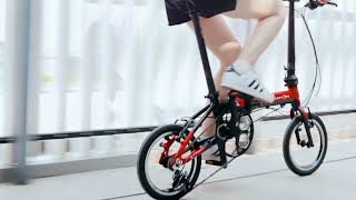 DAHON K3 adventure  14 inch folding bike [upl. by Mitman]