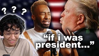 Motivational Speaker Crashes Fake Presidential Debate [upl. by Eremahs329]