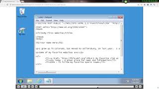 Create Links in Notepad [upl. by Adnalu862]