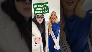 Kunne Anne and Miss Universe 2024 will ride on a Private plane off to Miami Flirida [upl. by Kaylil]