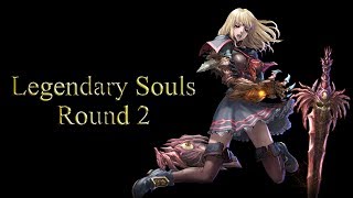 SOULCALIBUR V  Pyrrha Ω vs the Legendary Souls  ROUND 2 [upl. by Hcirteid]