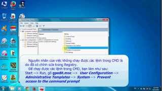 Sửa lỗi không chạy được các lệnh trong CMD [upl. by Rici72]