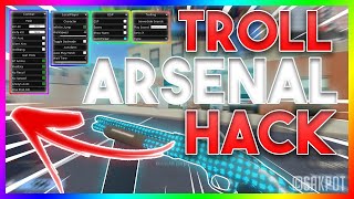 Hack Trolling  Roblox Arsenal Hacking Gameplay 2024 Darkhub [upl. by Madelyn]