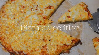 Pizza de coliflor muy fácil 👌 [upl. by Elades]