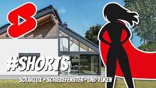 Freie Sicht mit den SchiebetürSystemen von Solarlux  Anzeige  Hausbau Helden Shorts [upl. by Rehptsirhc]