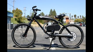 Helio Motorized Bicycles Stealth EZM with Honda Gxh50 49cc 4 stroke Motor Quick Look [upl. by Starks225]