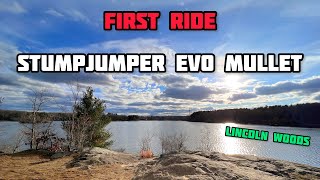 STUMPJUMPER EVO MULLET  FIRST RIDE  LINCOLN WOODS [upl. by Alhahs989]