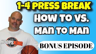 14 Press Break vs Man to Man Defense  How to Get Easy Scores vs Man Defense [upl. by Vonny]