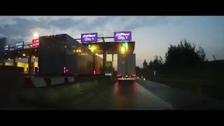 Driving on The Pennsylvania Turnpike from Ohio to Breezewood [upl. by Lesiram727]