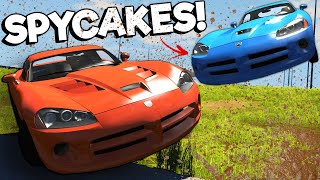 Spycakes amp I Took Drag Racing Vipers Mudding  BeamNG Multiplayer Mod [upl. by Burn]