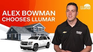 Alex Bowman Chooses LLumar Film for His Car and Home [upl. by Etnahc]