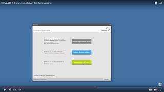 NEVARIS Tutorial  Installation der Demoversion [upl. by Sivert166]