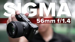 Sigma 56mm f14  Best Portrait Lens for a6500  InDepth Review [upl. by Etti]