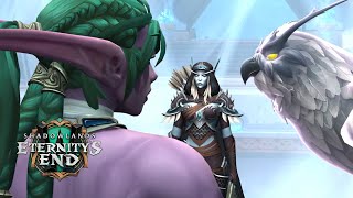 Sylvanas Judgment Cutscenes  Sylvanas Windrunner amp Tyrande Whisperwind  Eternitys end Patch 92 [upl. by Freida]