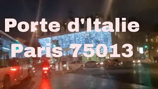 Porte dItalie Paris 75013 4K Driving French region [upl. by Ferrel]