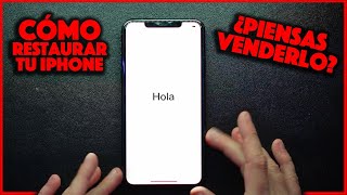 Cómo Formatear Restaurar o Borrar tu iPhone y dejarlo como NUEVO por si piensas venderlo [upl. by Swenson]