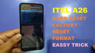 How to hard reset itel A26  2022 [upl. by Enehpets510]