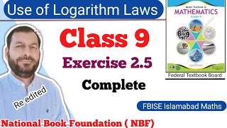 Class 9 Exercise 25 NBF Maths national book foundation Maths Ex 25 federal board Maths FBISE Math [upl. by Nosreh309]