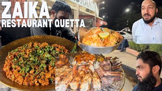 Best Family Restaurant For BBQ Platter KataKat Karahi Zaika Restaurant Quetta [upl. by Sidell]