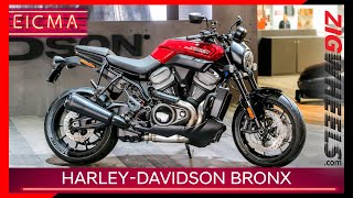 HarleyDavidson Bronx  Harley’s Radical Streetfighter  EICMA 2019 [upl. by Sharla]