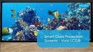 Smart Glass Projection Screens  Vizio LCG® [upl. by Celle]