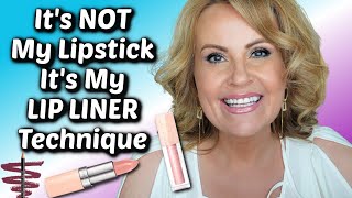 You Like My Lip Liner Technique Not My Lipstick Over 40 [upl. by Lidia]