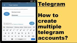 How to create multiple telegram account [upl. by Miarzim]