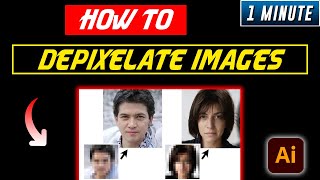 How to Depixelate images in illustrator 2024  Smooth image in illustrator [upl. by Hasina522]