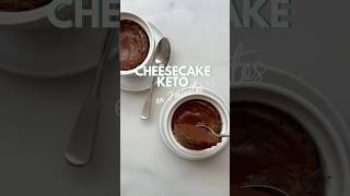 Keto Chocolate Cheesecake 🍫 [upl. by Rihat]