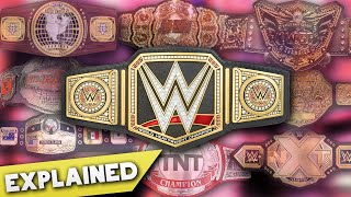 How WWE Championship Belts Are Made And The History Of Title Belts Explained [upl. by Sukhum]