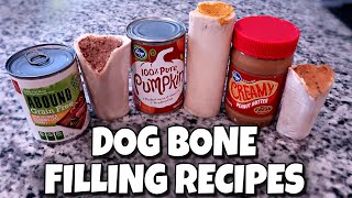 DIY Dog Bone Filling  3 Recipes 📍 How To With Kristin [upl. by Varian]