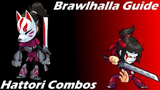 Brawlhalla Guide  Easy Hattori Combos [upl. by Dry]