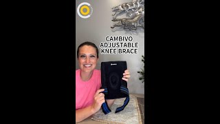 CAMBIVO Adjustable Knee Brace The Key to Help Relieve Knee Pain  Product Review [upl. by Sybyl997]