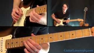 The Beatles  While My Guitar Gently Weeps Guitar Lesson  Solo [upl. by Bradski]