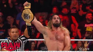 Seth Rollins Wins World Heavyweight Championship To Fight Roman Reigns WWE Raw 2023 Highlights [upl. by Enylodnewg76]