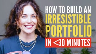 How To Build An Irresistible Copywriting Portfolio From Scratch StepByStep Tutorial [upl. by Bud]