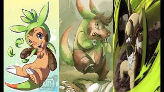 Pokémon Chespin Family Scientific Analysis [upl. by Christel28]