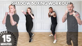 15 Minute  Boxing Workout at Home SHADOW BOXING WORKOUT [upl. by Anilosi181]