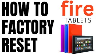 How to Factory Reset Your Amazon Fire Tablet  Forgot Password Reset [upl. by Romeu]