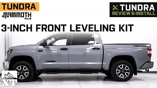 20072021 Tundra Mammoth 3Inch Front Leveling Kit Review amp Install [upl. by Gloria641]