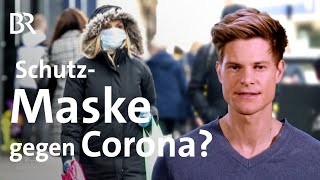 Corona Sollte ich eine Atemschutzmaske tragen um andere zu schützen  Covid19  Coronavirus  BR [upl. by Willard531]