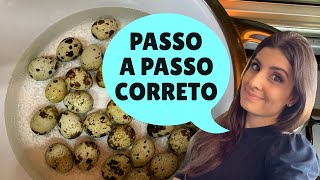 Tempo de cozimento do ovo de codorna e dicas para cozinhar corretamente  Por Dona Perfeitinha [upl. by Leeanne199]