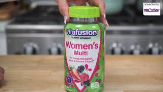 REVIEW vitafusion Womens Multivitamin Gummies [upl. by Nevets476]