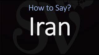 How to Pronounce Iran CORRECTLY [upl. by Glynas916]