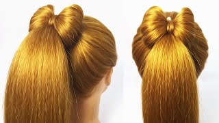 BRAIDED TIE  Butterfly effect hairstyle tutorial Video [upl. by Ulric]