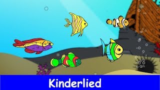 Fünf kleine Fische  Kinderlieder zum Mitsingen  Sing mit YleeKids [upl. by Hamitaf]